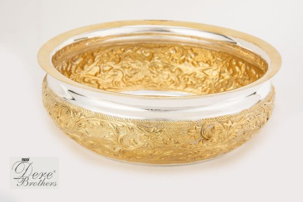 Serving Bowl - Handcrafted with Intricate Nakshi Design