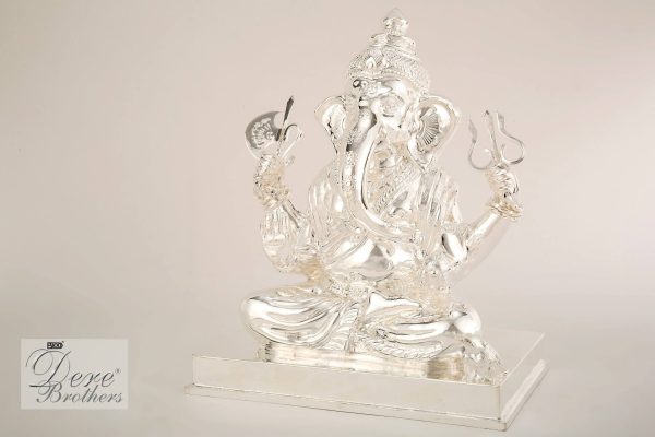 Ganpati Idol with Trishul - Image 2