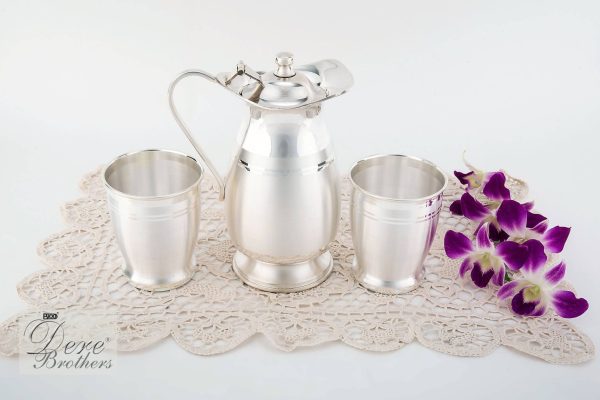 Delhi Pattern Jug with Bindi Design Glass - Image 2