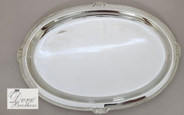 Oval Tray with a Rose Border - Image 2