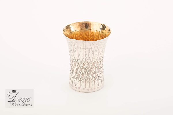Nakshi Gold Plated Pure Silver Shot Glass