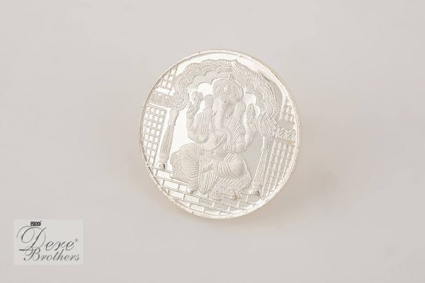 Lord Ganesh Silver Coin - Image 2