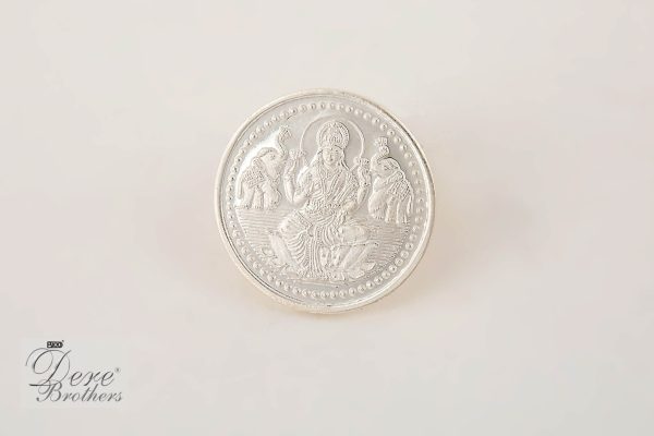 Goddess Lakshmi Silver Coin - Image 2