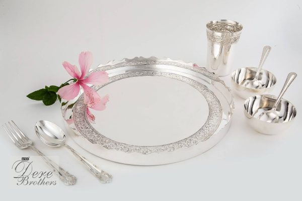 Waves Nakshi Dinner Plate Set - Image 4