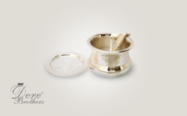 Alwani Ghee Pot (Toop Lota) with Lid and Spoon