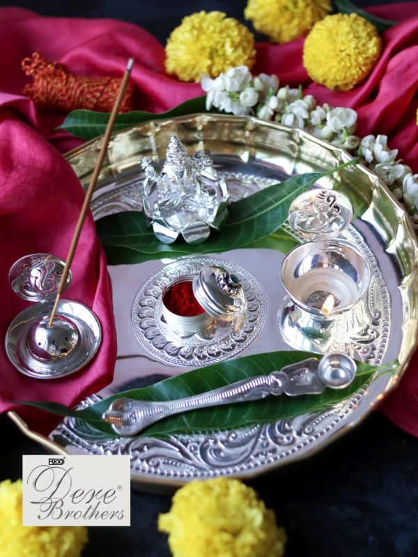 Nakshi Kamal Pooja Thali - Image 5
