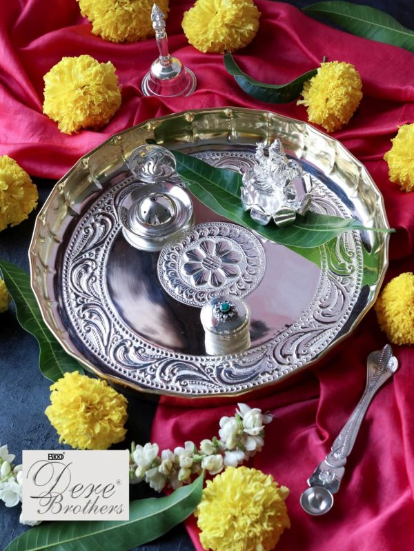 Nakshi Kamal Pooja Thali - Image 2