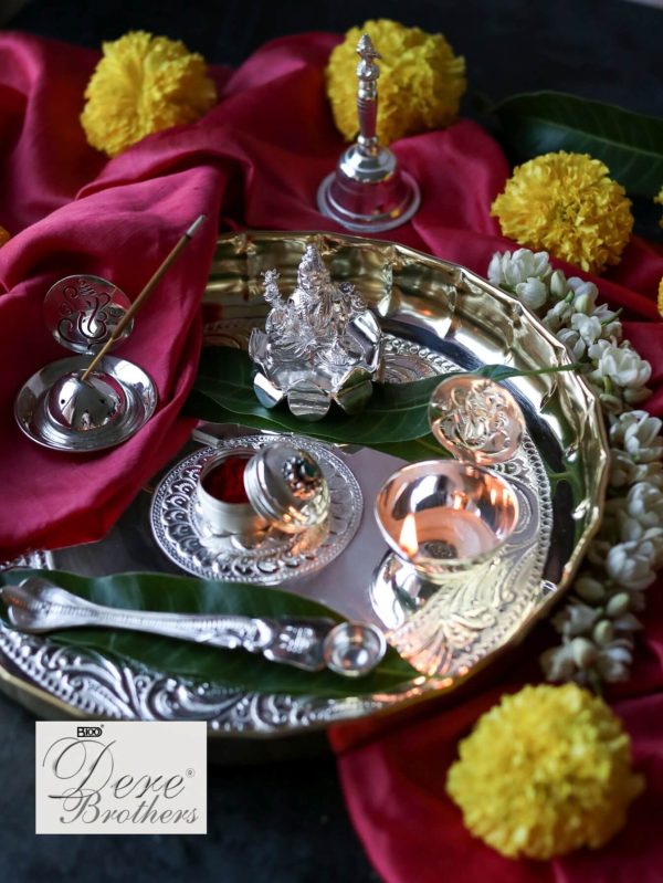 Nakshi Kamal Pooja Thali - Image 3