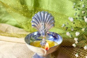 Peacock Diya