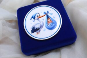 Donald Duck Design Birth Announcement Coin