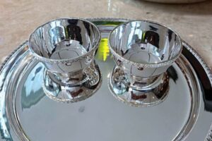 Rose border dinner set 1